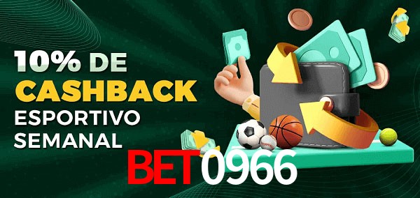 10% de bônus de cashback na bet0966